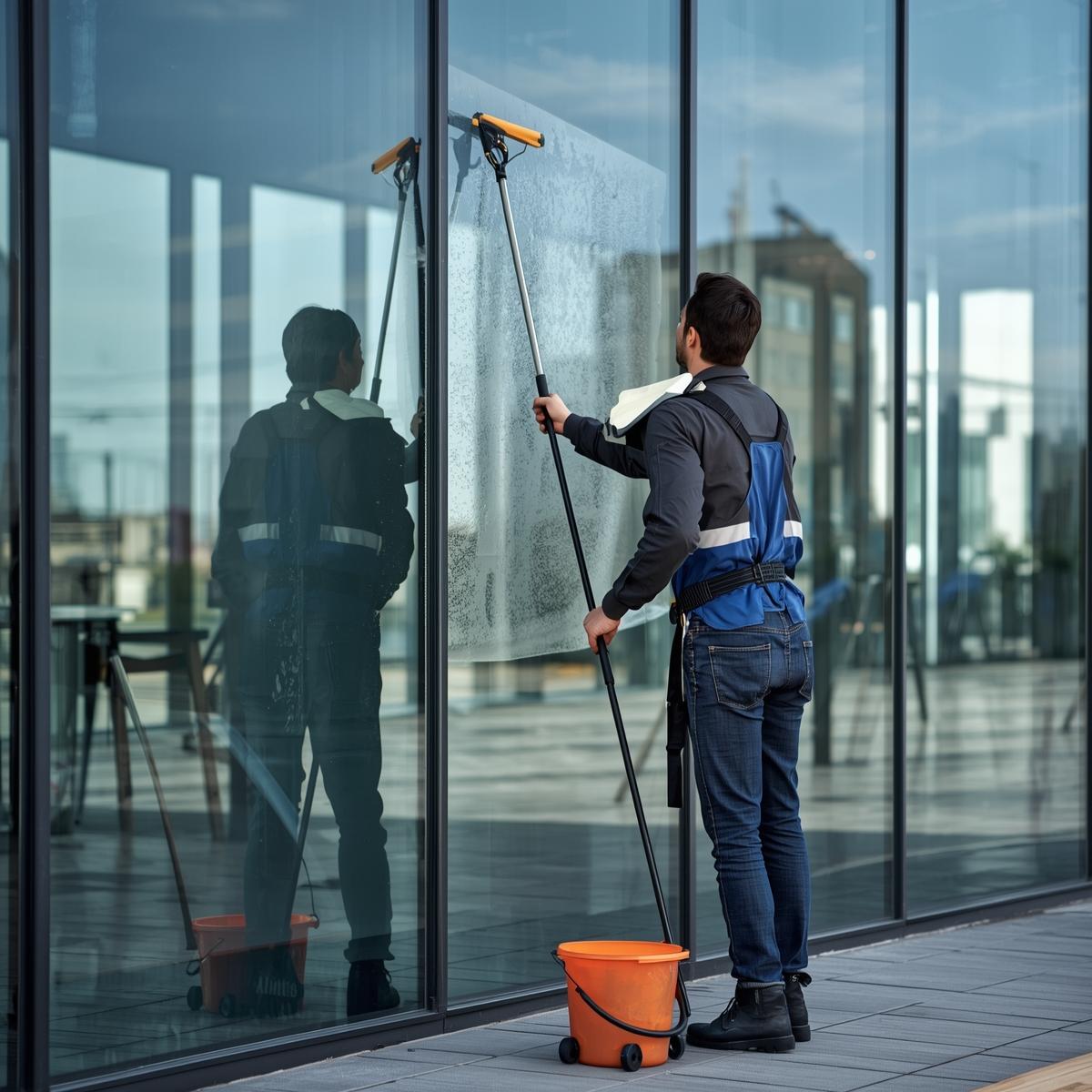 Commercial window cleaning